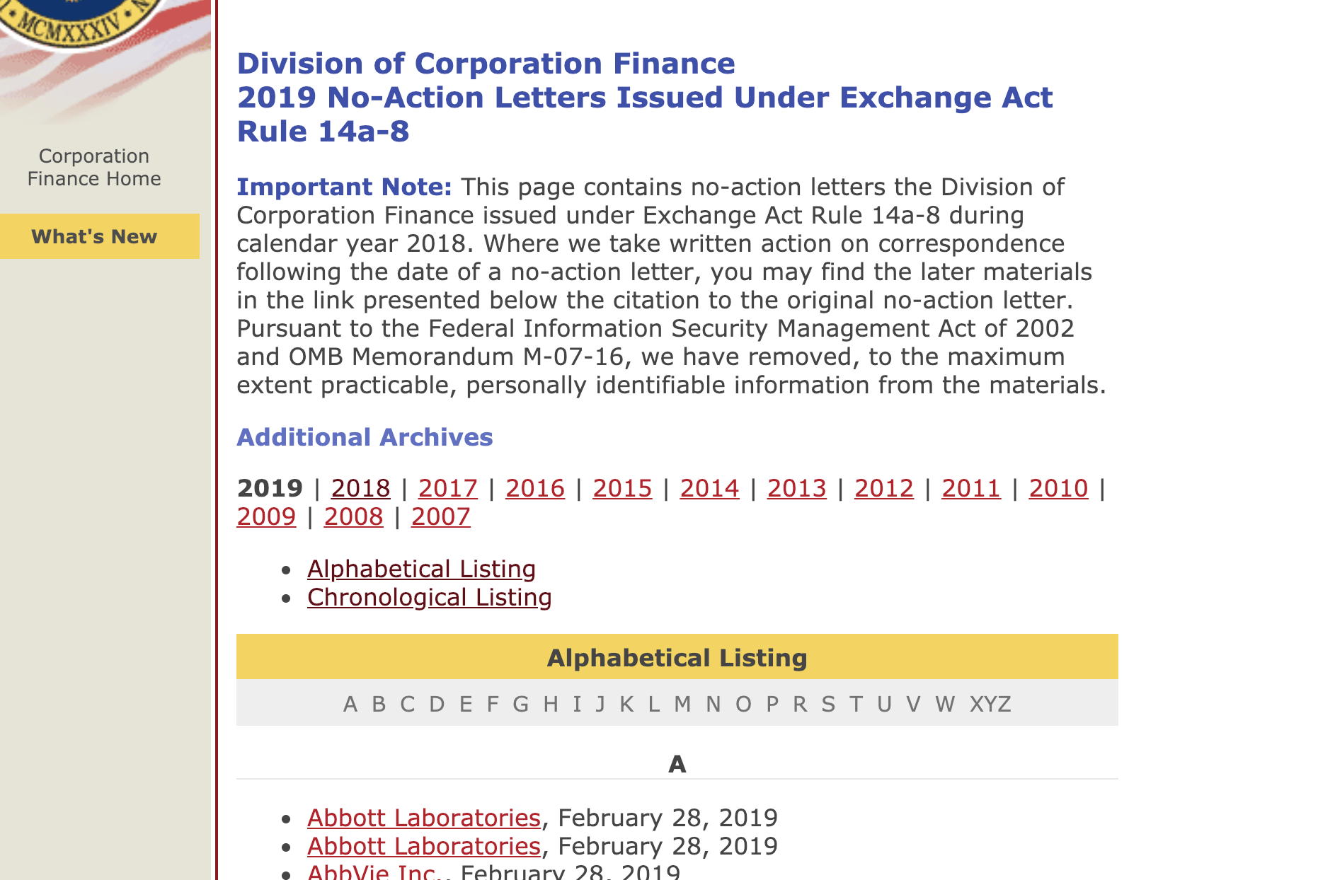 Are SEC “noaction” letters to a thing of the past?