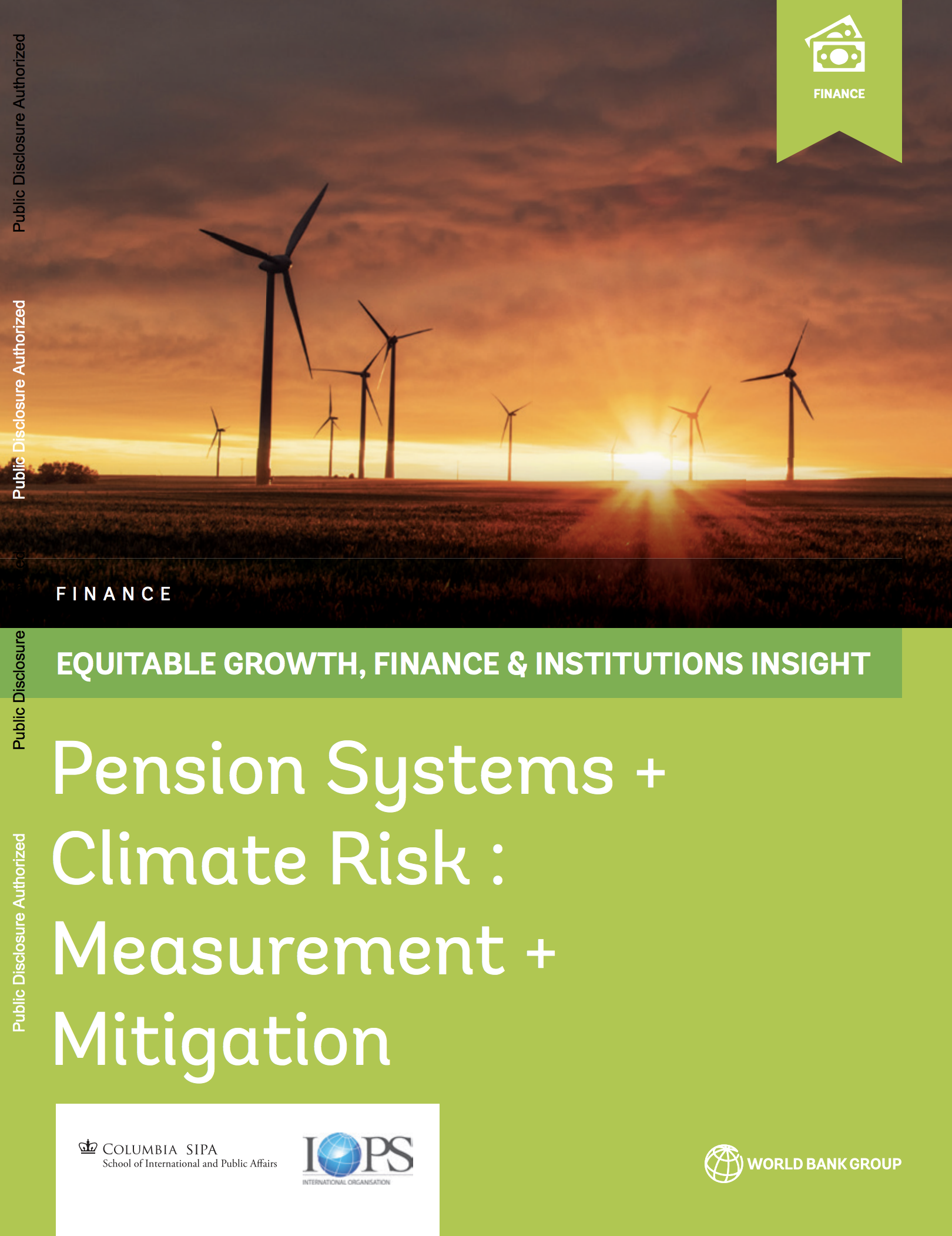 World Bank Group | Pension Systems + Climate Risk : Measurement ...
