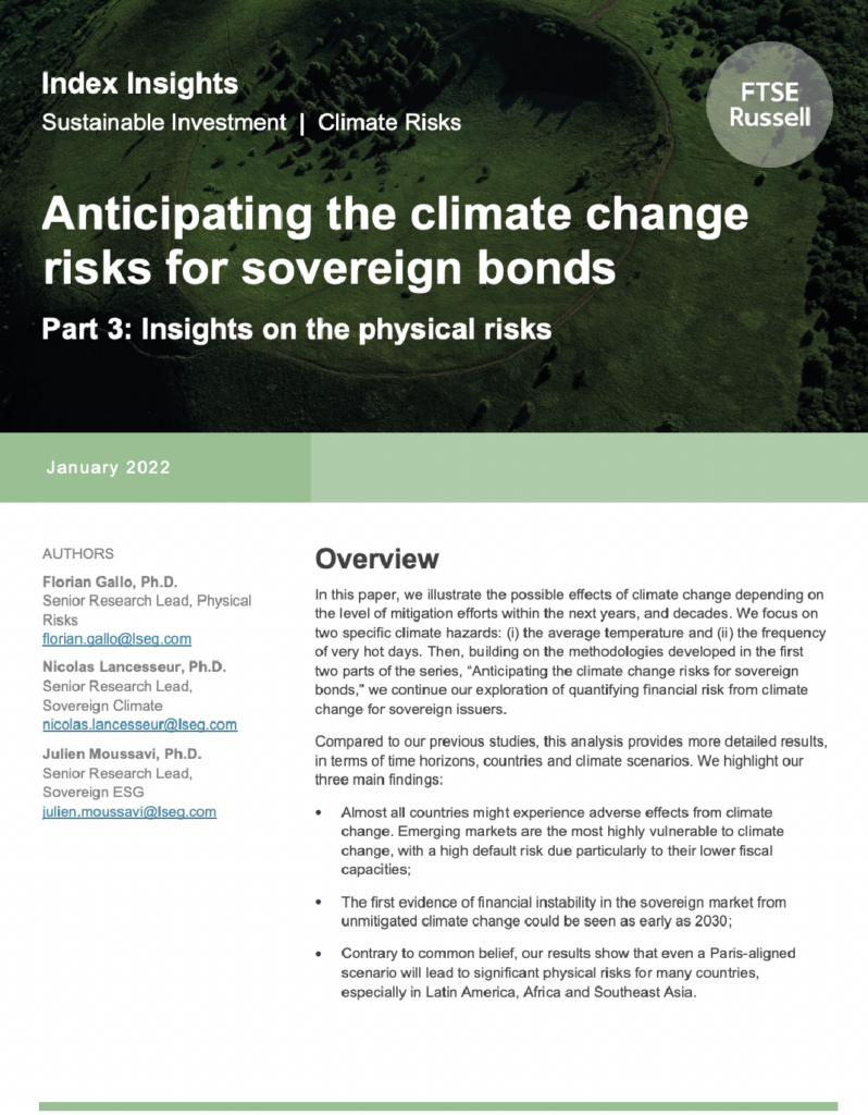 Anticipating the climate change risks for sovereign bonds (Part 3 ...
