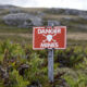 Minefield warning