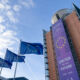 Exterior view of the European Commission headquarters in Brussels, Belgium on January 14, 2025.