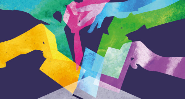 NBIM urges PRI to focus policy work on shareholder rights Image of hands voting.