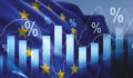 More than 100 ESG rating firms seek EU authorisation Image of graphs and statistics laid out over the EU flag.
