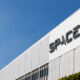 A photo of SpaceX's headquarters