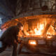 Steelmaking facility stock image