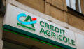 Credit Agricole bank sign in Poland